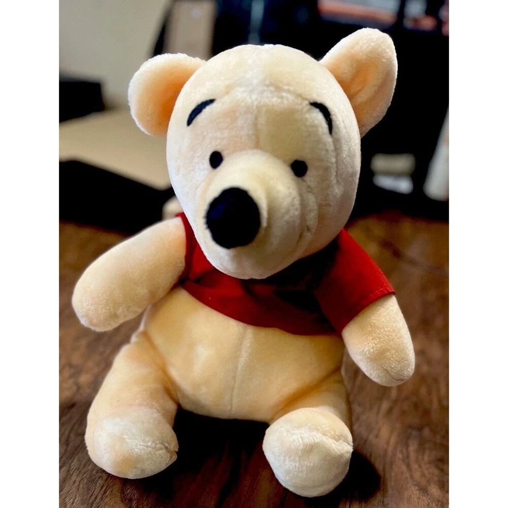 Disney Winnie the Pooh Plush Classic Bear Red Shirt 17 Inch Toy